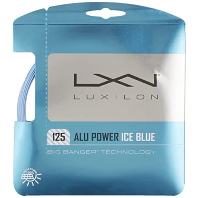 Image de Wilson Cordages pour Raquette Luxilon, Alu Power 125, Rouleau de 12,2 mètres, Bleu, 1,25 mm, Unisexe, WRZ995100BL
