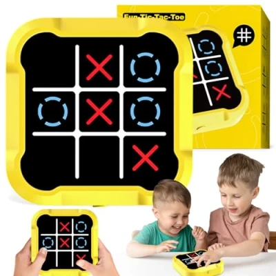 Image de Tic Tac Toe Bolt Game Console, Morpion Electronique, électronique, 3 en 1 Smart Games Console de Jeux Portable, Jeu Voyage Portables pour Enfant et Adultes