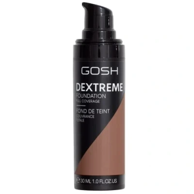 Image de GOSH Dextreme Fond de teint Full Coverage 30 ml I Maquillage hydratant liquide pour un impeccable végétalien à haute couvrance Couvre les boutons et cernes 008 Doré