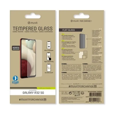 Image de Muvit For Change Verre Trempe Samsung Galaxy A13 5G/A32 5G Neuf