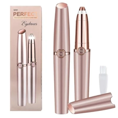 Image de SHUBEIEUMI Epilateur Sourcil, Eyebrow Trimmer, Tondeuse de Précision Sourcils Nouvelle Génération, Doux et Sans Danger, Flawless Sourcil Douleur Epilator Portable