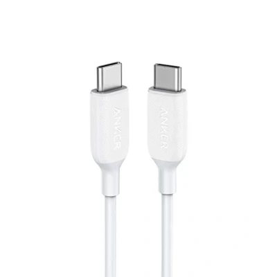 Image de Anker Câble USB C vers C,Câble de Charge Rapide PowerLineIII 90cm,60 W Power Delivery PD pour Apple MacBook,iPad Pro,Samsung Galaxy S10 Plus etc.