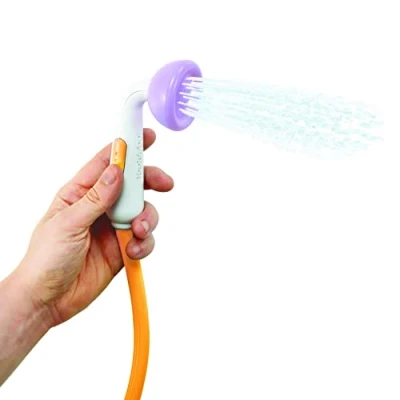 Image de Yookidoo Douchette Bain Éléphant Mauve Jeu et Douche Eveil des Sens Tuyau Aspergeur Cadeau bébé de 0 à 2 Ans