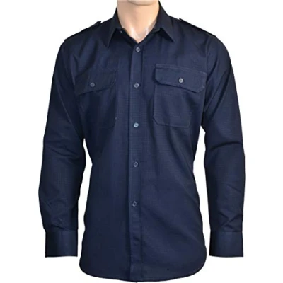 Image de Mil Tec Mixte Ripstop Blouse, Bleu Foncé, XXL EU