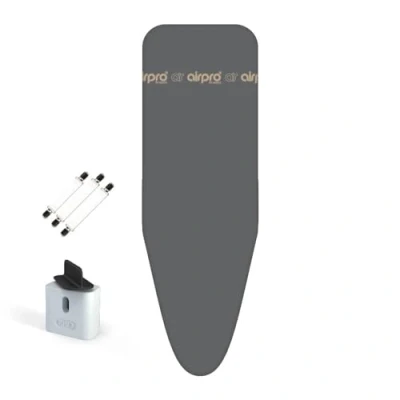 Image de AirPro By Widex Housse de Planche à Repasser 6 Couches pour Fer a Vapeur Taille S/M Universel Max 115x39 cm Plus d&#039;eau sous la Table Repasse jusqu&#039;à 50% Vite Made in Europa