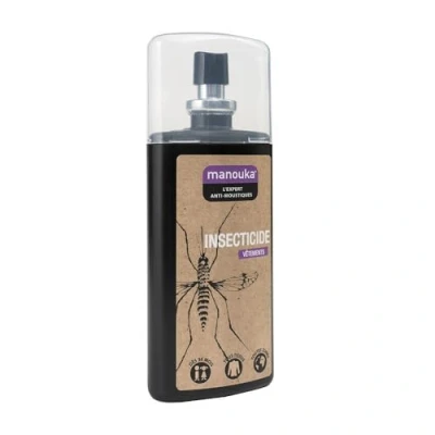 Image de MANOUKA Spray Insecticide Anti moustiques Tissus Lot de 2