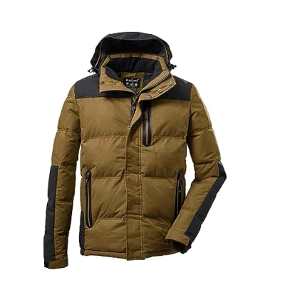 Image de killtec Homme Veste matelassée à capuche amovible KOW 152 MN QLTD JCKT, bronze, M, 37424 000