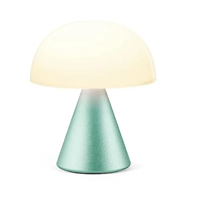 Image de Lexon MINA M lampe Champignon LED sans fil rechargeable, à poser avec 9 couleurs de lumière et variateur d&#039;intensité, jusqu&#039;à 24h d&#039;autonomie Menthe