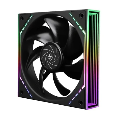 Image de Thermalright TL M12 ventilateur de boîtier ARGB 120 mm avec effet miroir ARGB, silencieux PC PWM vitesse 1500 tr/min, refroidissement CPU bureau