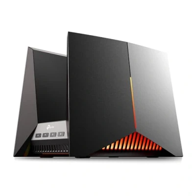 Image de TP Link Archer GE800 Routeur de Jeu WiFi 7 Tri Bande BE19000Mbps, Accélération Exclusive pour Les Jeux, Panneau Dédié, Conception Style Jeu, 2 Ports 10G, 4 2.5G, Port USB 3.0