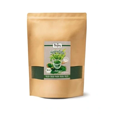 Image de Biojoy Spiruline en poudre BIO (1 kg), sans additifs (Spirulina platensis)