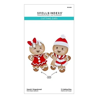 Image de Spellbinders Matrices de découpe en pain d&#039;épices Dancin&#039; la collection Noël