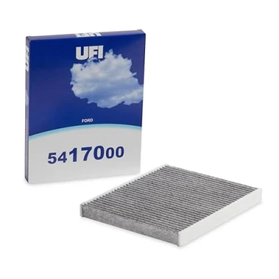 Image de UFI Filters, Charcoal Cabin Filter 54.170.00, Filtre à cabine de Remplacement, Adapté aux Voitures, Applicable sur Divers Modèles Ford B Max, EcoSport, Fiesta, KA, Puma, Tourneo et Transit
