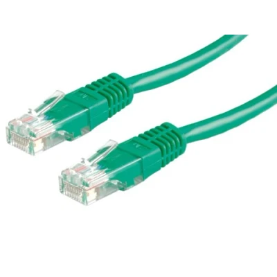 Image de VALUE Cordon LAN Cat 6 Câble réseau UTP Ethernet avec connecteur RJ45 vert 0,5 m