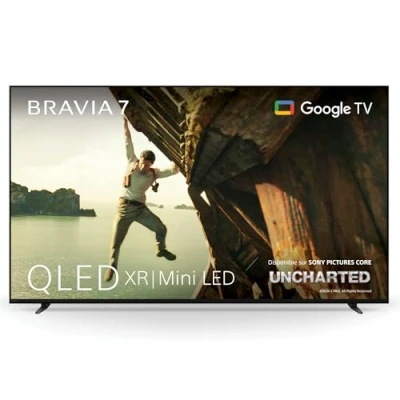 Image de SONY BRAVIA 7 QLED (XR l Mini LED) 65 Pouces 4K HDR Google Smart TV (2024) Fonctions Gaming Playstation 5, IMAX Enhanced, Dolby Vision Atmos, Chromecast, AirPlay, 120Hz 65XR70
