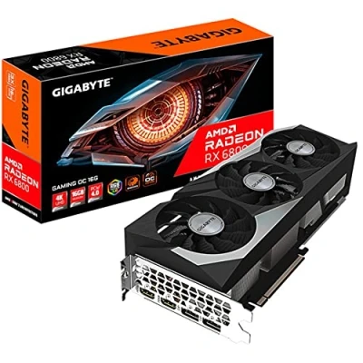 Image de Gigabyte Carte Graphique AMD Radeon RX 6800 Gaming OC 16Go GV R68XTGAMING 16GD Taille Unique Noir