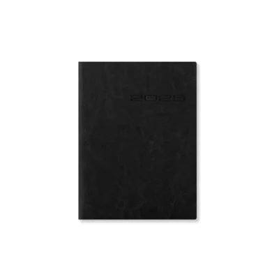 Image de Letts of London Lecassa Agenda semainier 2025 Noir Format A6+