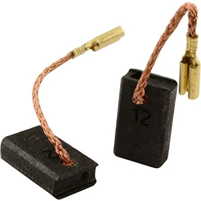 Image de Balais de Charbon pour METABO W 7 125 QUICK coupeuse/scie 5x10x16mm 2.0x3.9x6.3&#039;&#039; Avec arrêt automatique