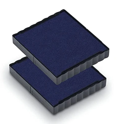 Image de Trodat Lot de 2 tampons encreurs rechange pour Printy 4924, 4940, 4724 et 4740 Encre Bleue