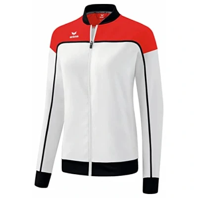 Image de Erima Change by Fonctionnel Veste de présentation, Blanc/Rouge/Noir, Taille 34 Femme