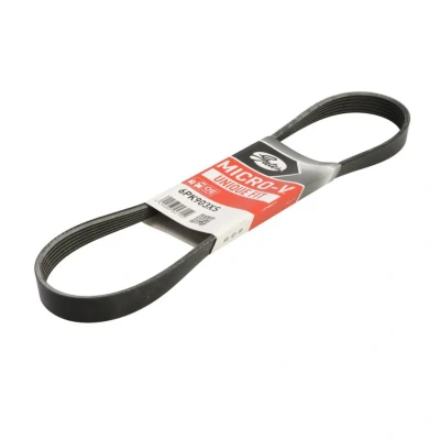 Image de GATES 6PK903XS Courroie Poly V 903 6 Polyester, EPDM (éthylène propylène diène caoutchouc) RoadMax Value Line PEUGEOT: 207 SW, 3008 I, CC