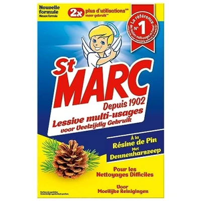 Image de St Marc Lessive Multi usages à la résine de Pin Paquet 1,6 Kg