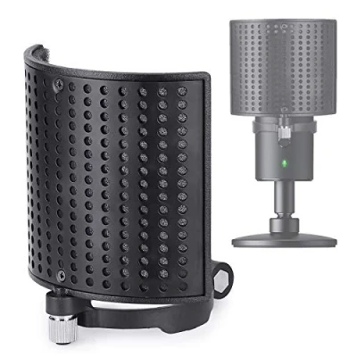 Image de Micro Razer Seiren X Filtre Anti Pop Professionnel Bouclier de Microphone avec 3 Couches Améliorant la Qualité Sonore pour par YOUSHARES