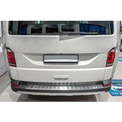 Image de tuning art L177 Protection de seuil Coffre pour VW T6 et T6.1 Multivan 2015 Acier INOX