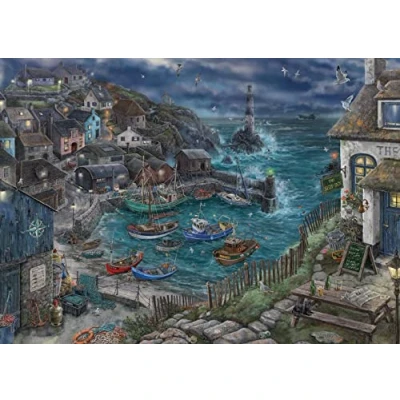 Image de Ravensburger Escape puzzle Le phare Pour adultes et enfants dès 12 ans 759 pièces, 1 guide de jeu, enveloppe solution Inspiré des jeux d&#039;évasion 17528