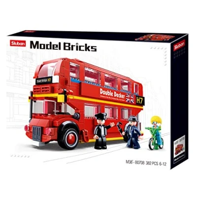 Image de Sluban London Bus, M38 B0708, Multicolore Colou, Moyen