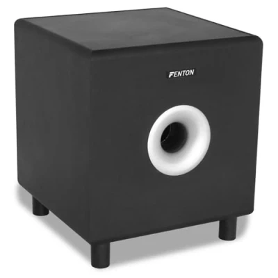 Image de Fenton SHFS08B Subwoofer caisson de basse amplifié Noir