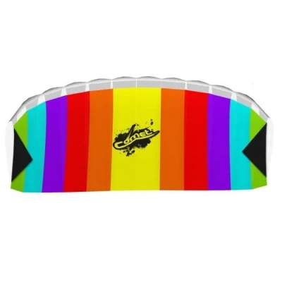 Image de HQ INVENTO Aile 2 lignes sur poignées Stunt Foil Comet Rainbow