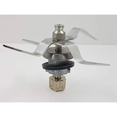 Image de FLAVOR PLUS Lames en acier compatible avec robot Cuisine Monsieur Connect et Smart. Engrenage inférieur à 5 dents (Avant d&#039;acheter, vérifiez si le pignon convient votre machine