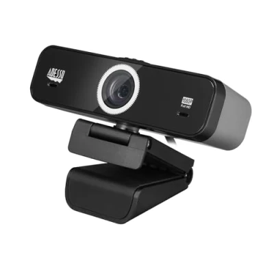 Image de Adesso CyberTrack K1 webcam 2,1 MP 1920 x 1080 pixels USB 2.0 Noir Neuf