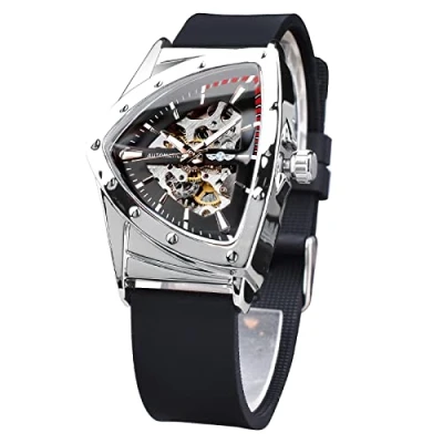Image de Forsining Triangle mécanique Automatique Hommes Montres Mode