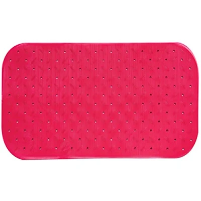 Image de Tapis antidérapant MSV Fond de baignoire en caoutchouc CLASS 36x65cm Fuschia