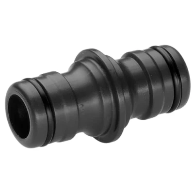 Image de Connecteur grand débit de Gardena : raccord ou extension tuyau, pour un d&#039;eau élevé, entrée et sortie 3/4 Pouce (2831 20)