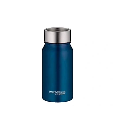 Image de TC DRINKING MUG Tasse isotherme, 0,35 l, en acier inoxydable, 8h chaud / 16h froid, totalement étanche, pour l&#039;université, le bureau, avec fermeture démontable, lave vaisselle, bleu saphir