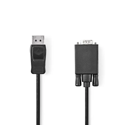 Image de Nedis CCGB37301BK20 câble VGA 2 m DisplayPort (D Sub) Noir Neuf