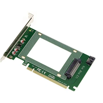 Image de KALEA INFORMATIQUE Carte contrôleur PCIe x16 Type 3.0 pour SSD NVMe U.2