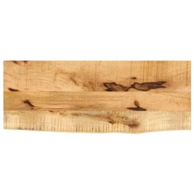 Image de vidaXL dessus de table 70x20x3,8 cm bord vivant bois massif manguier, en bois, d&#039;appoint, 370369