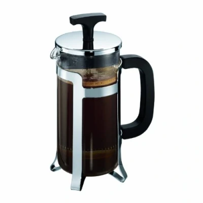 Image de Bodum 10414 16 Jesper Cafetière à Piston 3 Tasses 0,35 L , Noir, Argent, Tungsten