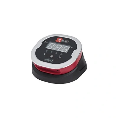 Image de Weber Thermomètre Connecté iGrill 2 Numérique pour Barbecue via Bluetooth Gestion de Cuisson sans Fil, Sondes Accessoire Premium (7221)