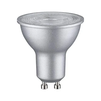 Image de Paulmann 28756 Lampe LED réflecteur 7 watts gradable Ampoule Chrome mat Lumière efficace Blanc neutre 4000 K GU10