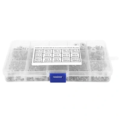 Image de Vis à Tête Cylindrique Six Pans Creux Hexagonale en Acier Inoxydable M2 M3 M4 M5 M6 SS304 Fraisée Set SHCS