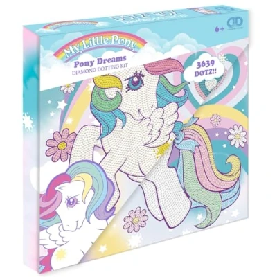 Image de DIAMOND DOTZ DBX.096 My Little Pony Kit de peinture diamant original 5D Box Dreams Avec pierres mosaïque diamantées Environ 28 x cm complet bricolage pour enfants à partir 6