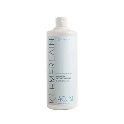 Image de Klemerlain Crème capillaire oxygénée. Oxydant ultra crémeux. Coloration permanente des cheveux. végétalien. Teinture 1000 ml (40 vol, 12%)