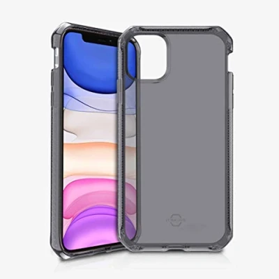 Image de Coque Renforcée Apple iPhone 11 Spectrum Clear Noire Itskins Neuf