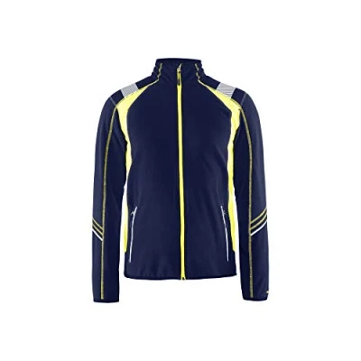 Image de Blaklader 49931010 VESTE EN MICROPOLAIRE, Bleu marin/jaune, taille XXL