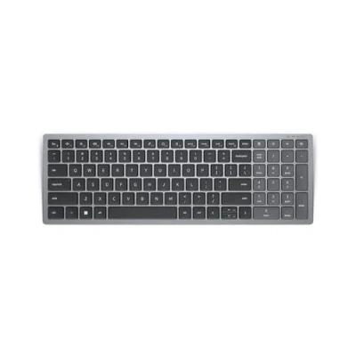 Image de DELL KB740 clavier Bureau RF sans fil + Bluetooth QWERTY US International Gris, Noir Neuf
